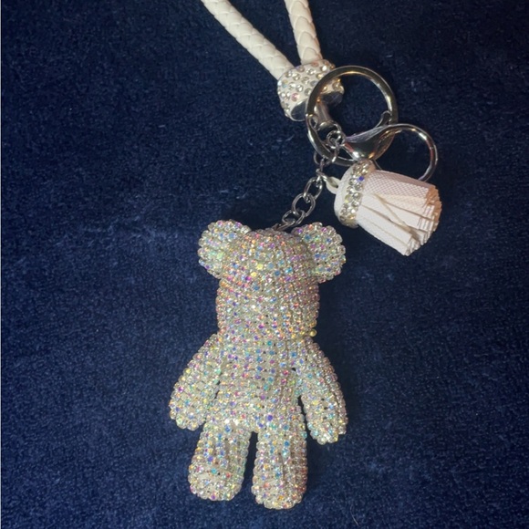 Accessories - Sparkling Bear Keychain with Tassel